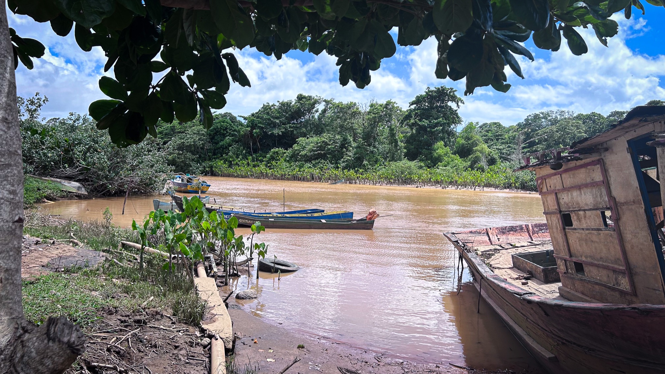 Registro da pesquisa de Onda Cabocla entre o rio e o mar